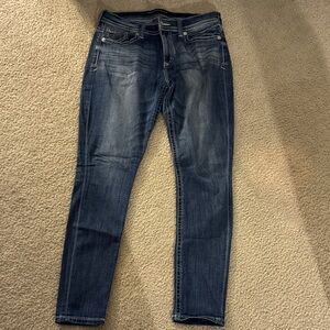 Express Dark Blue Skinny Jeans